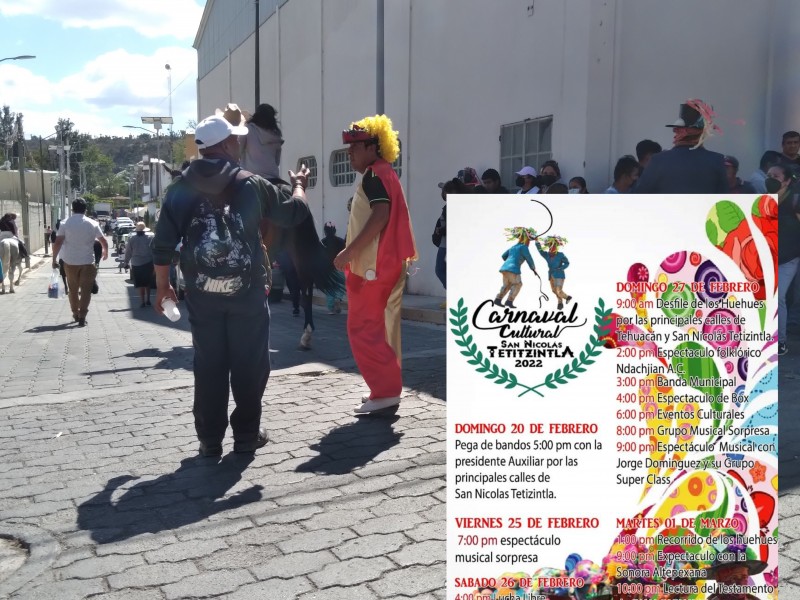 Tras un año, juntas auxiliares de Tehuacán, retoman carnavales