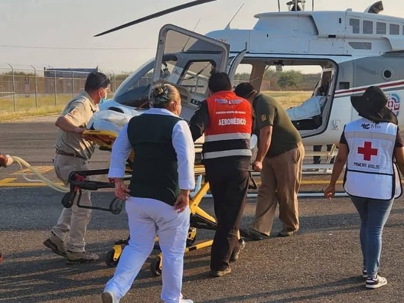 Trasladan a Alexis al Hospital de Veracruz en estado de gravedad