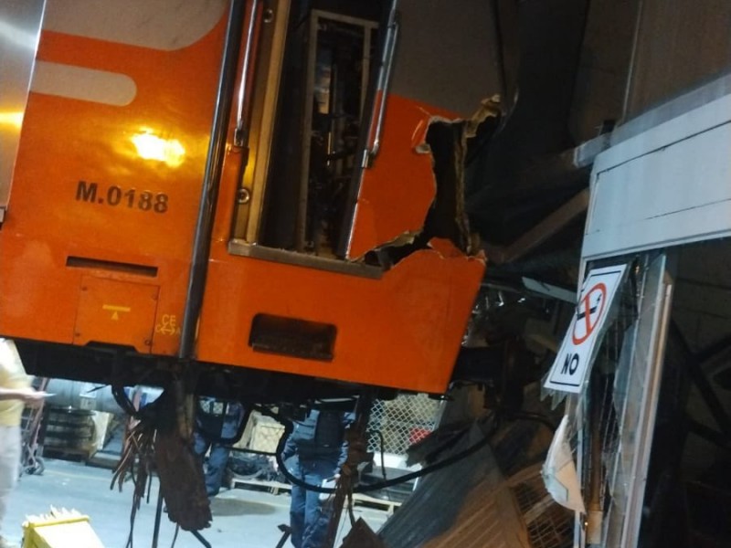 Tren del Metro-CDMX choca en área de talleres