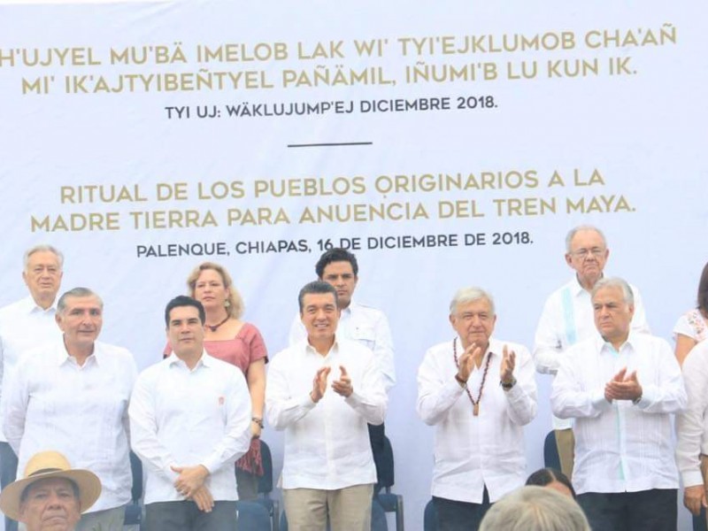 Tren Maya beneficio para el sureste:AMLO