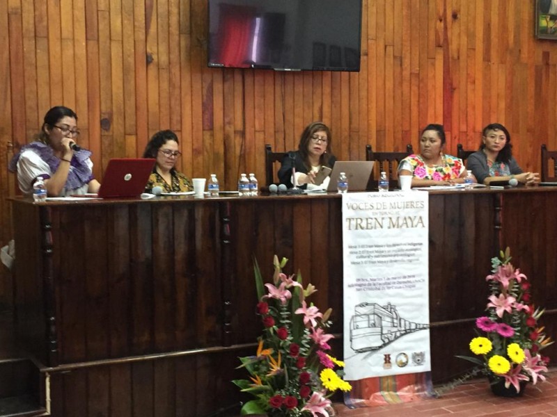 Tren Maya causa incertidumbre en mujeres indígenas