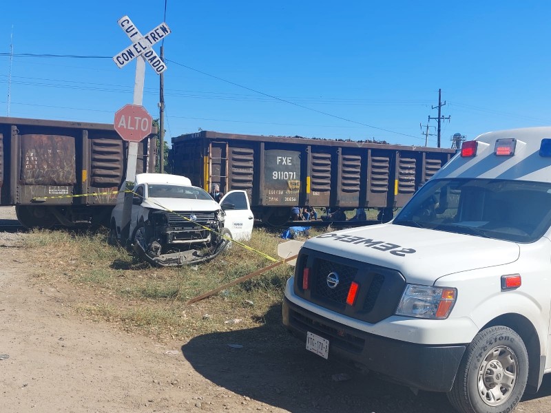 Trenazo, deja como saldo un persona fallecida en Costa Rica,Culiacán