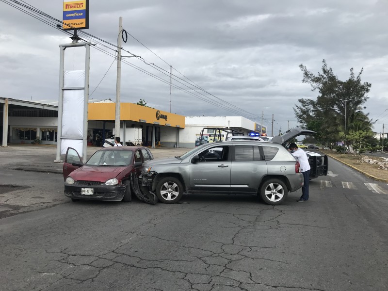 Tres accidentes viales en zona norte de Veracruz