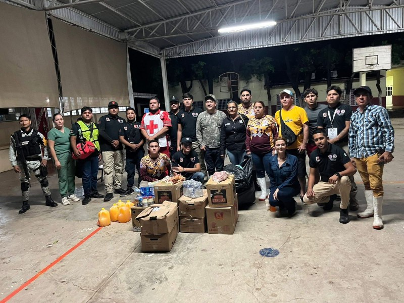 Tres familias evacuadas por inundaciones en El Fuerte permanecen en refugio temporal