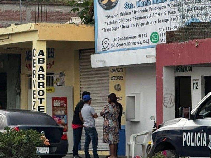 Tres heridos tras balacera en centro de rehabilitación en Armería