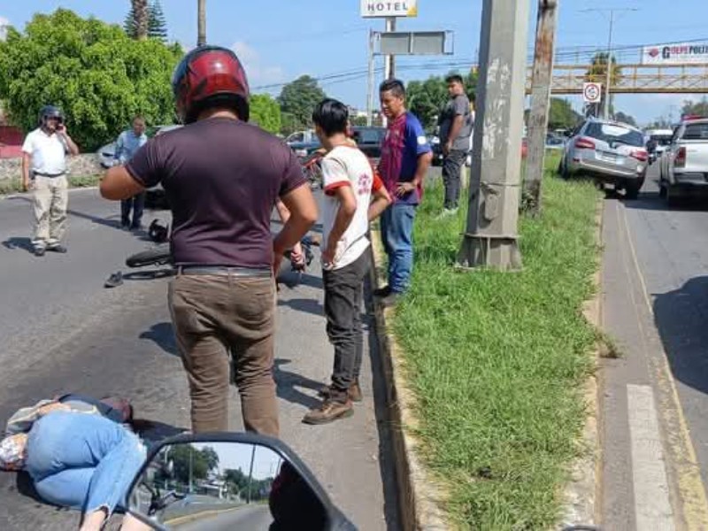 Tres lesionados en accidente sobre el bulevar Xalapa-Banderilla