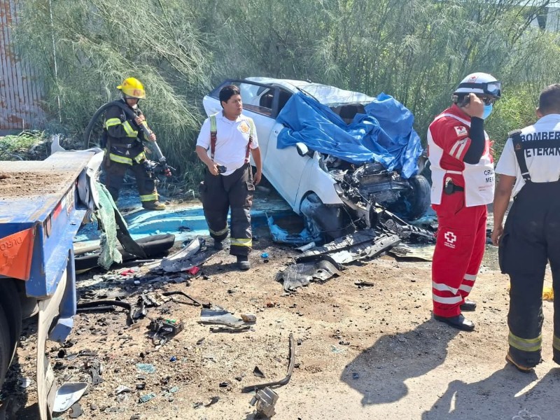 Tres muertos y un herido, deja trágico accidente en Mazatlán