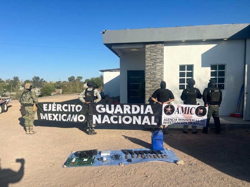Tres mujeres detenidas durante cateos en Sonoyta, Sonora