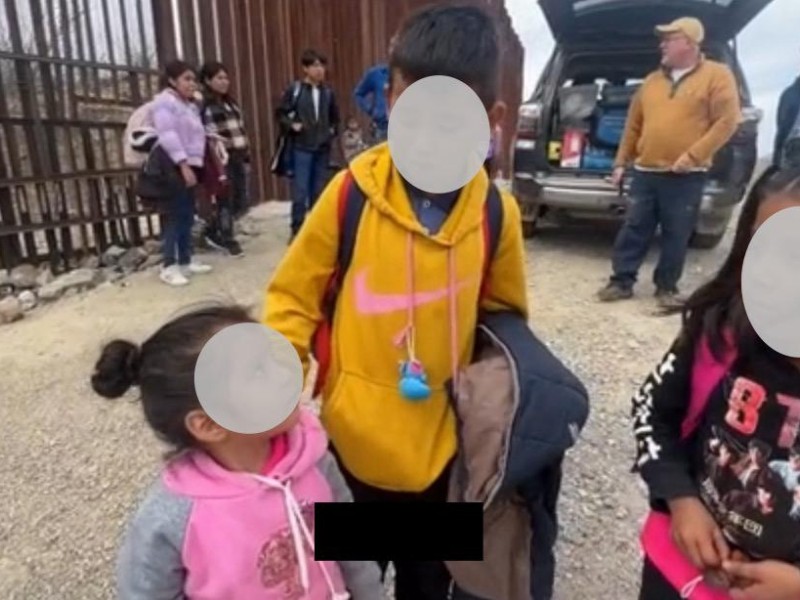 Tres niños son abandonados en la frontera de México-EUA