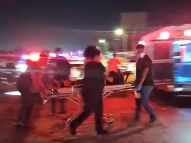Tres personas resultaron lesionadas tras choque entre dos motocicletas en colonia Tabachines