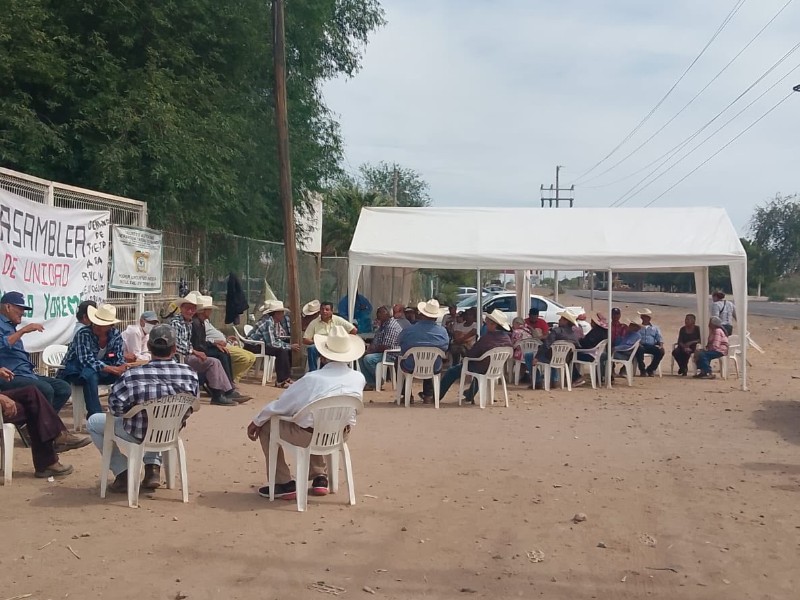 Tres semanas de protesta en INPI Etchojoa sin respuesta oficial