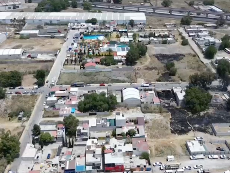 Tres terrenos afectados tras explosión de polvorín en Tultepec