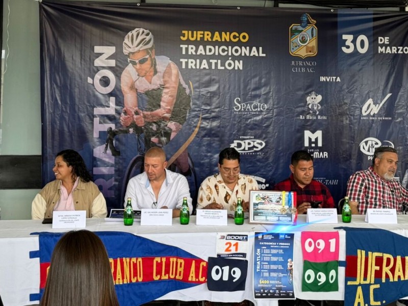 El Club Jufranco invita a tradicional Triatlón en San Francisco