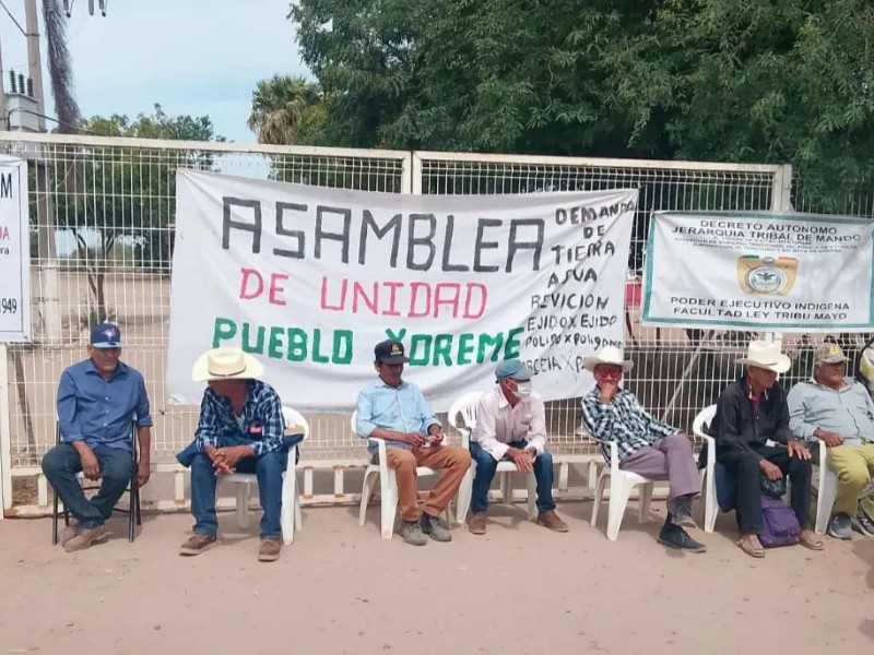 Tribu Mayo toma oficinas del INPI en Etchojoa por incumplimientos