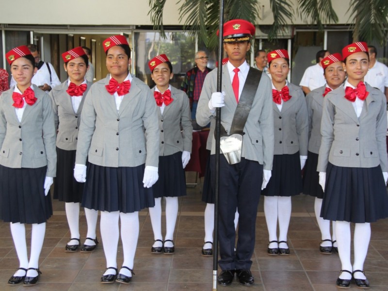 Triunfa Telesecundaria de Manzanillo en Concurso Estatal de Escoltas 2024