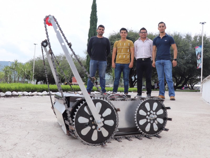 Triunfan con proyecto de robot de rescate