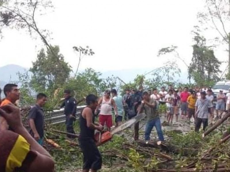 Tromba deja afectaciones en cinco localidades indígenas chiapanecas