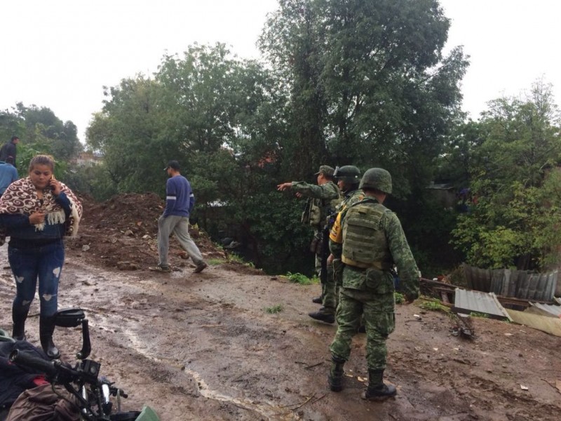 Tromba en Peribán deja muertos y desaparecidos