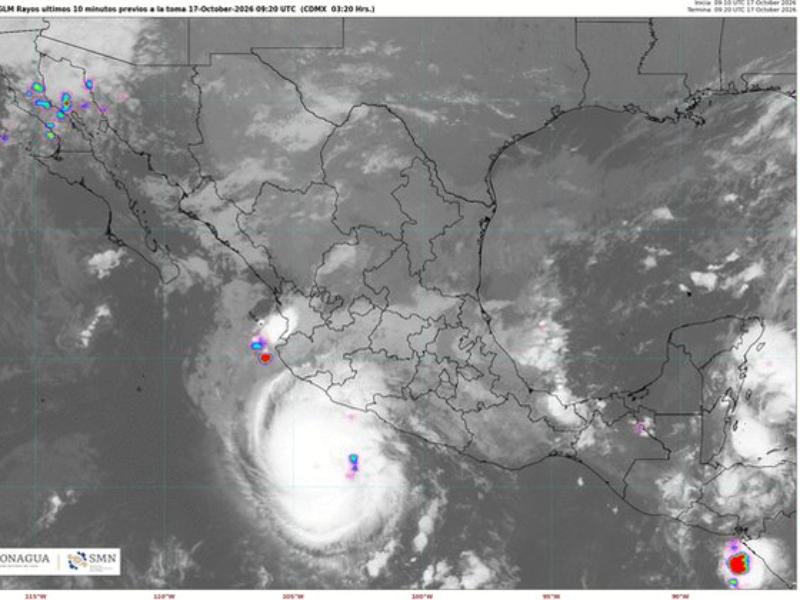 Trudy se mantiene como huracán categoría 1; provoca lluvias en cuatro estados