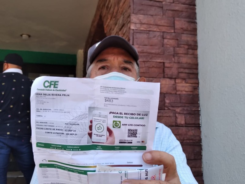 Truenan contra CFE por recibos cargados, les llegó el doble