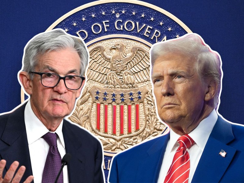 Trump amaga con demandar al presidente de la Fed