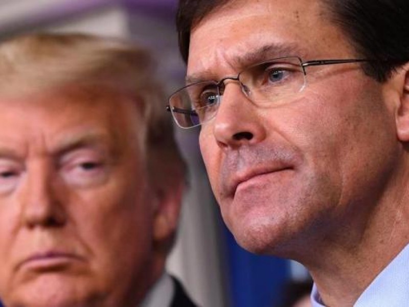 Trump despide a su Secretario de Defensa, Mark Esper