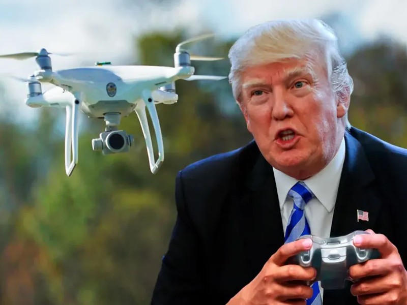 Trump firma orden para restringir uso de drones en EE.UU.