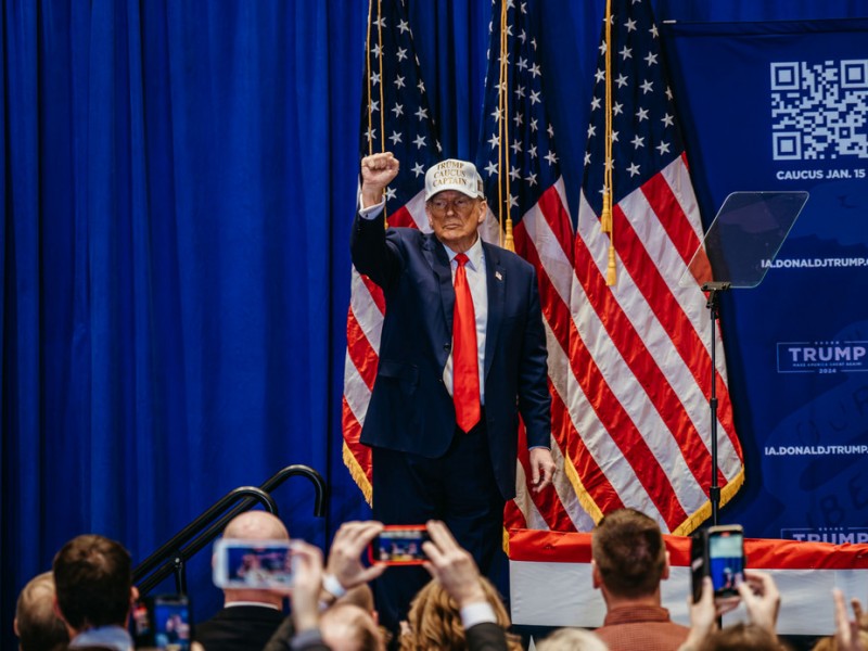 Trump gana caucus en Iowa, reportan medios de EE.UU