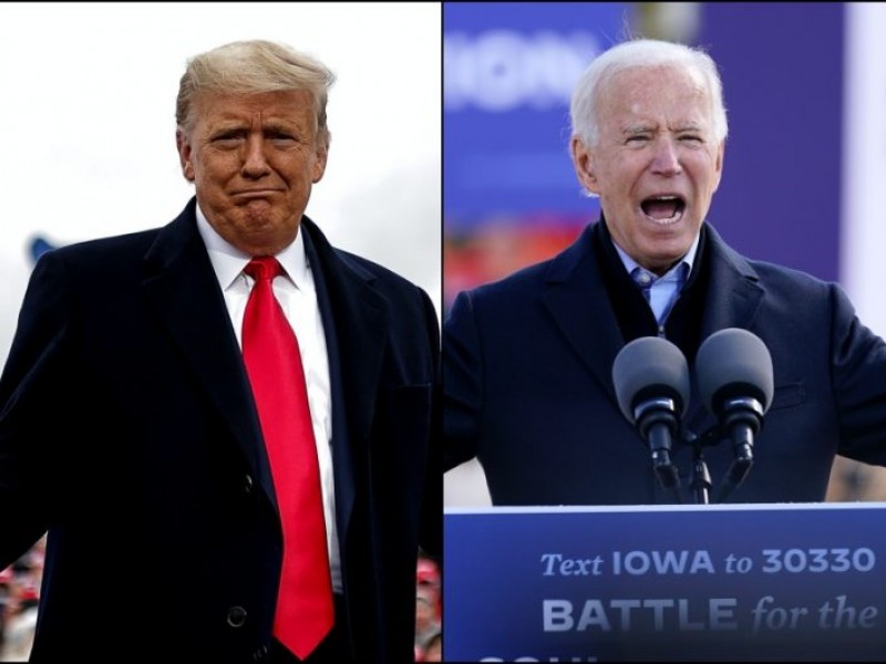 Trump y Biden cierran campaña a horas de las elecciones