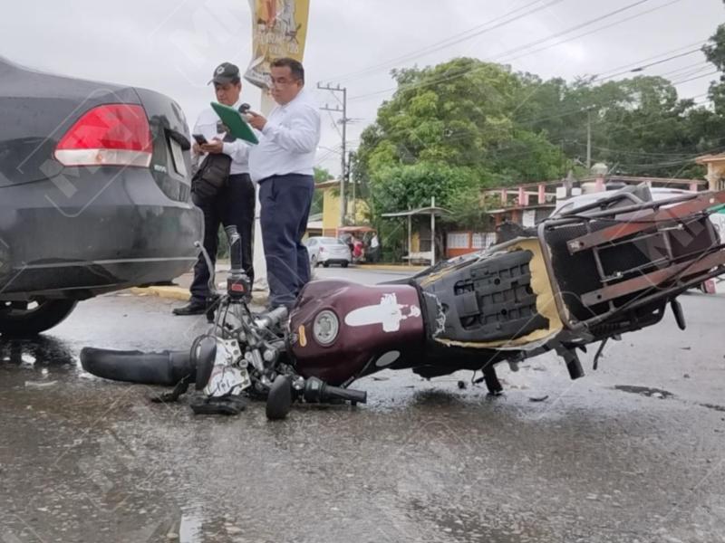 Tránsito reporta estadísticas de accidentes viales en Tuxpan; exhorta a prevenirlos