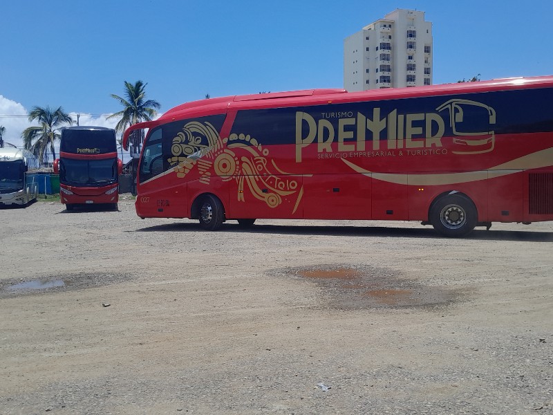 Turismo en autobuses charteros registra baja del 50% en Mazatlán
