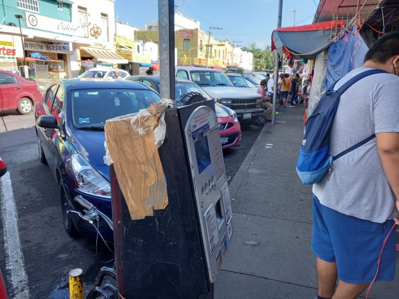 Turistas se quejan de parquímetros en Veracruz