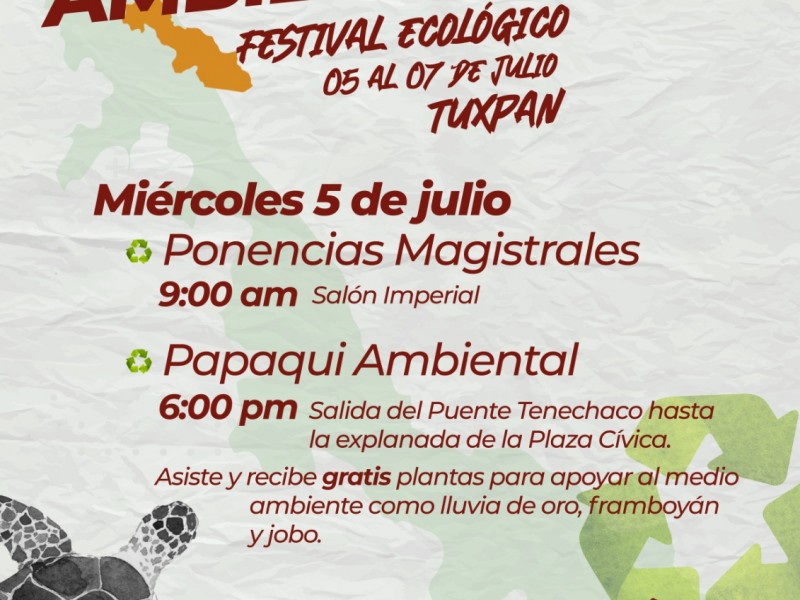 Tuxpan listo  para el Ambienton 2023