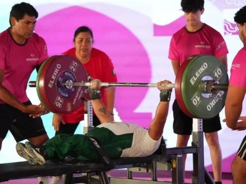 Tuxpeño gana medalla de plata en parapowerlifting