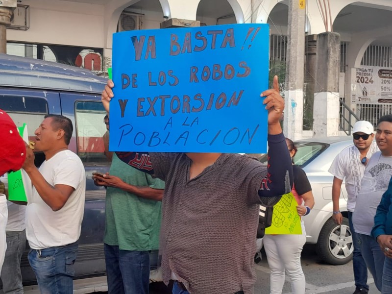 Tuxpeños esperan reunión con autoridades de la Fuerza Civil