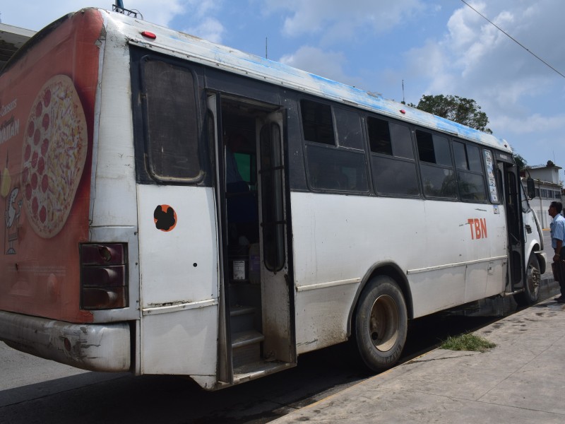 Tuxpeños Inconformes con el Transporte Público