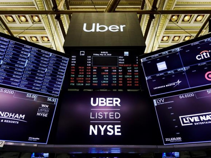 Uber arranca en bolsa con pérdidas