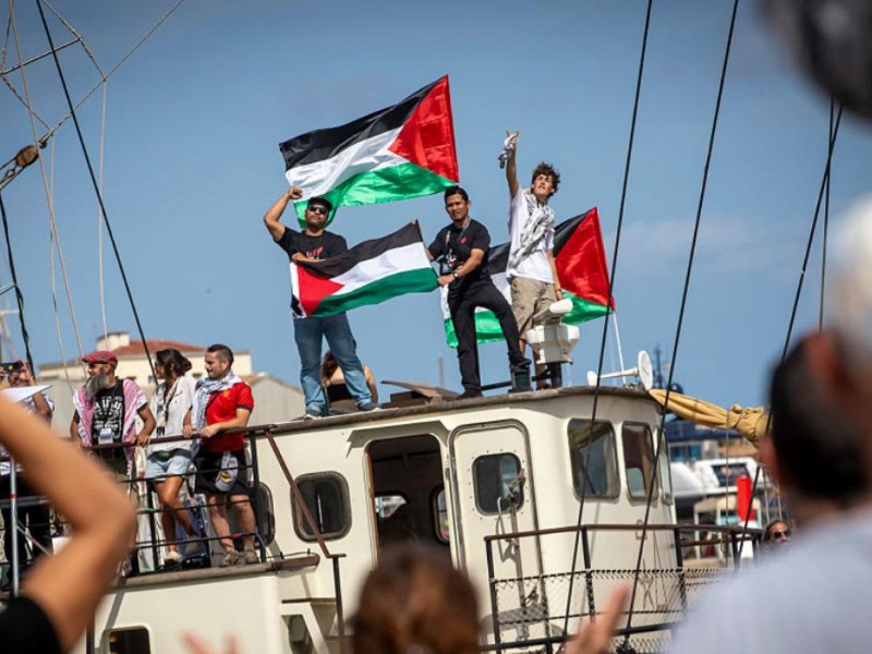 Último barco de la Flotilla Global Sumud detenido por Israel