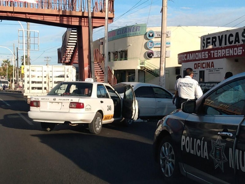 Un accidente más esta tarde en Guaymas