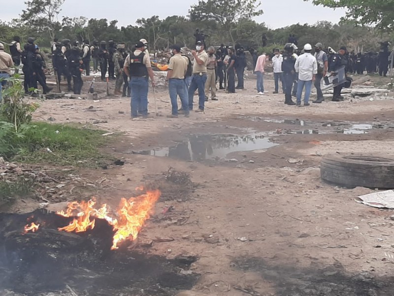 Un fallecido por desalojo en predio invadido en Boca