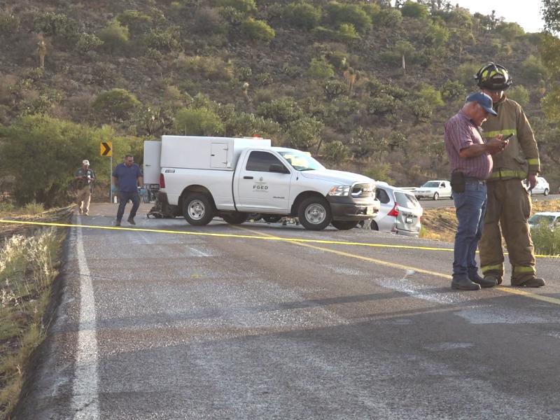 Un fallecido y siete heridos en choque en Peñón Blanco