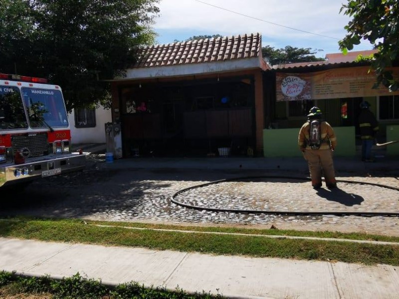 Un herido en incendio de vivienda