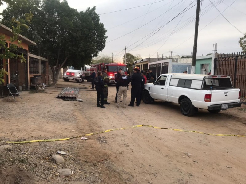 Un hombre resultó con quemaduras graves en incendio de casa