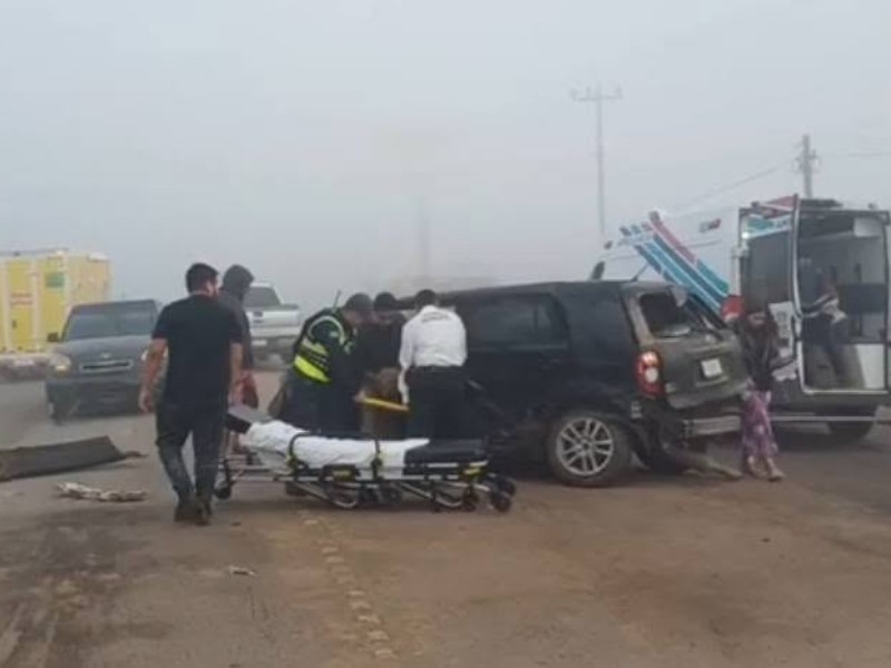 Un hombre resultó herido tras accidente carretero entre Ciudad Constitución e Insurgentes Un hombre resultó herido tras accidente carretero entre Ciudad Constitución e Insurgentes