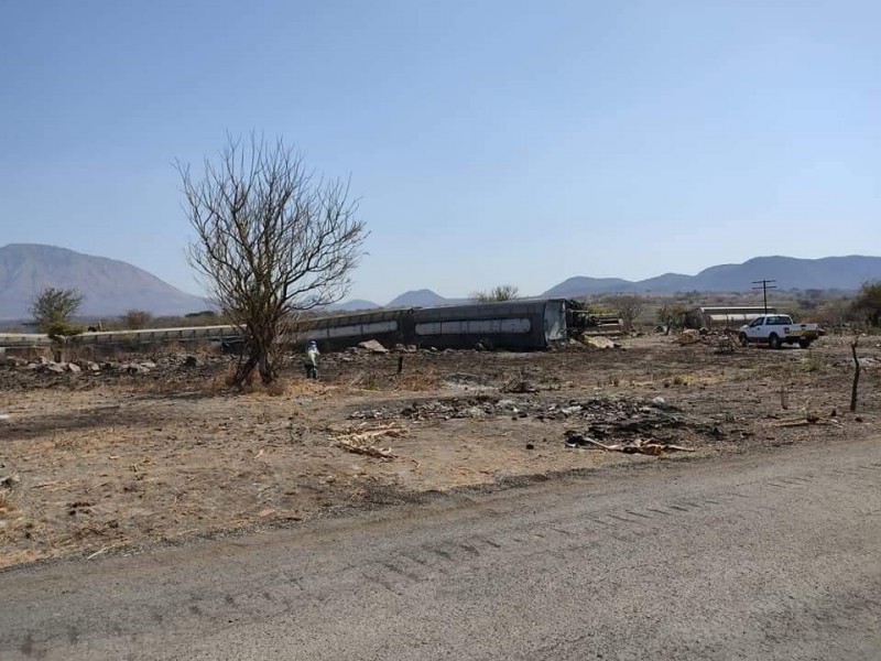 Un lesionado por descarrilamiento de tren en San Pedro Lagunillas