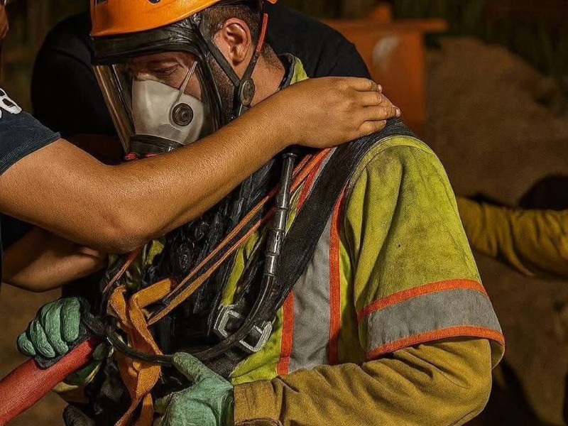 Un mes siendo Bombero y ya rescató con vida a hombre