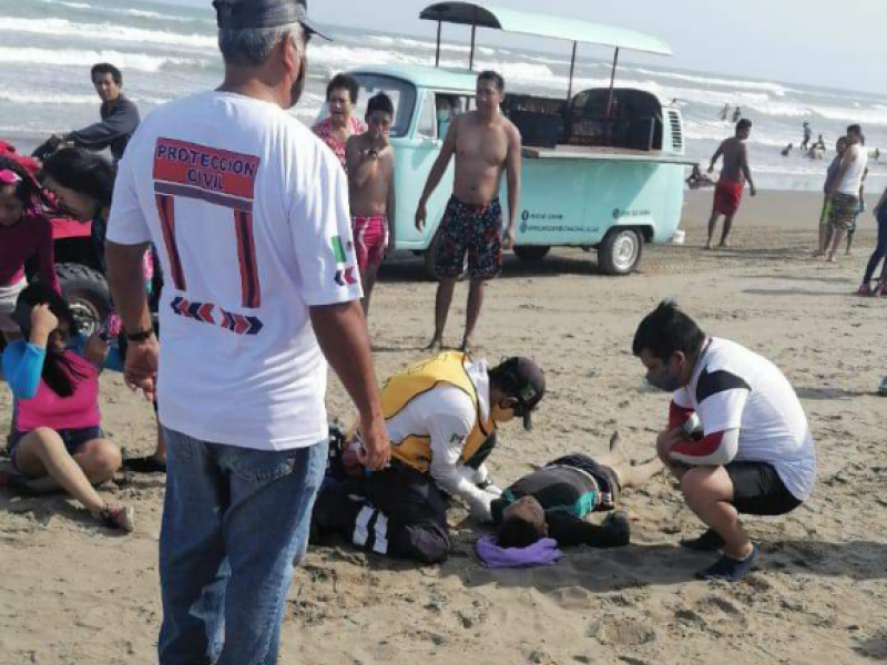 Un muerto y un desaparecido saldo en playas de Veracruz