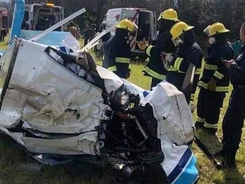 Un muerto por desplome de avioneta en Valle de Bravo