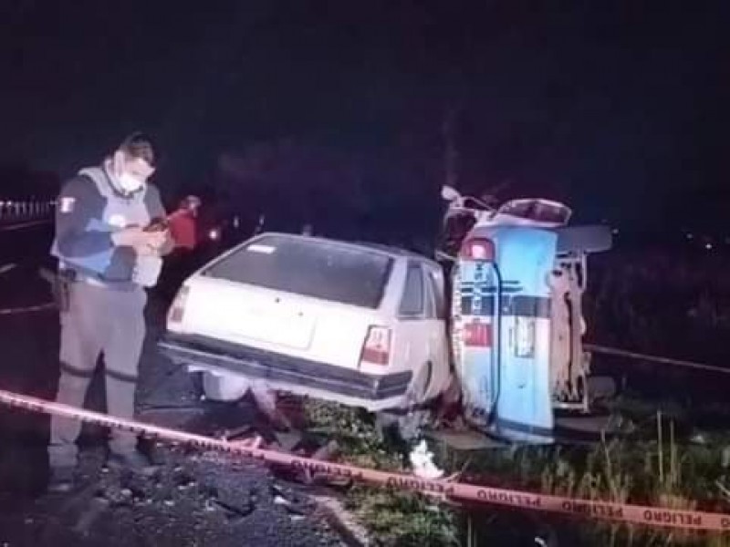 Un muerto tras accidente en la Amozoc-Nautla