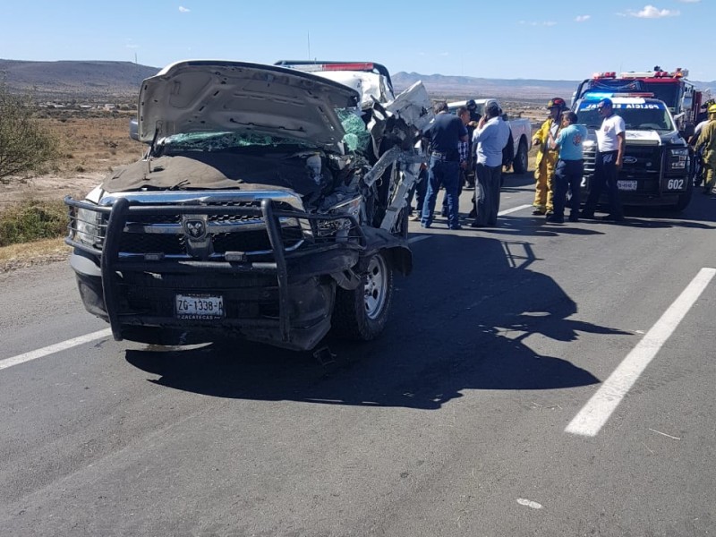 Un policía penitenciario lesionado tras accidente vial